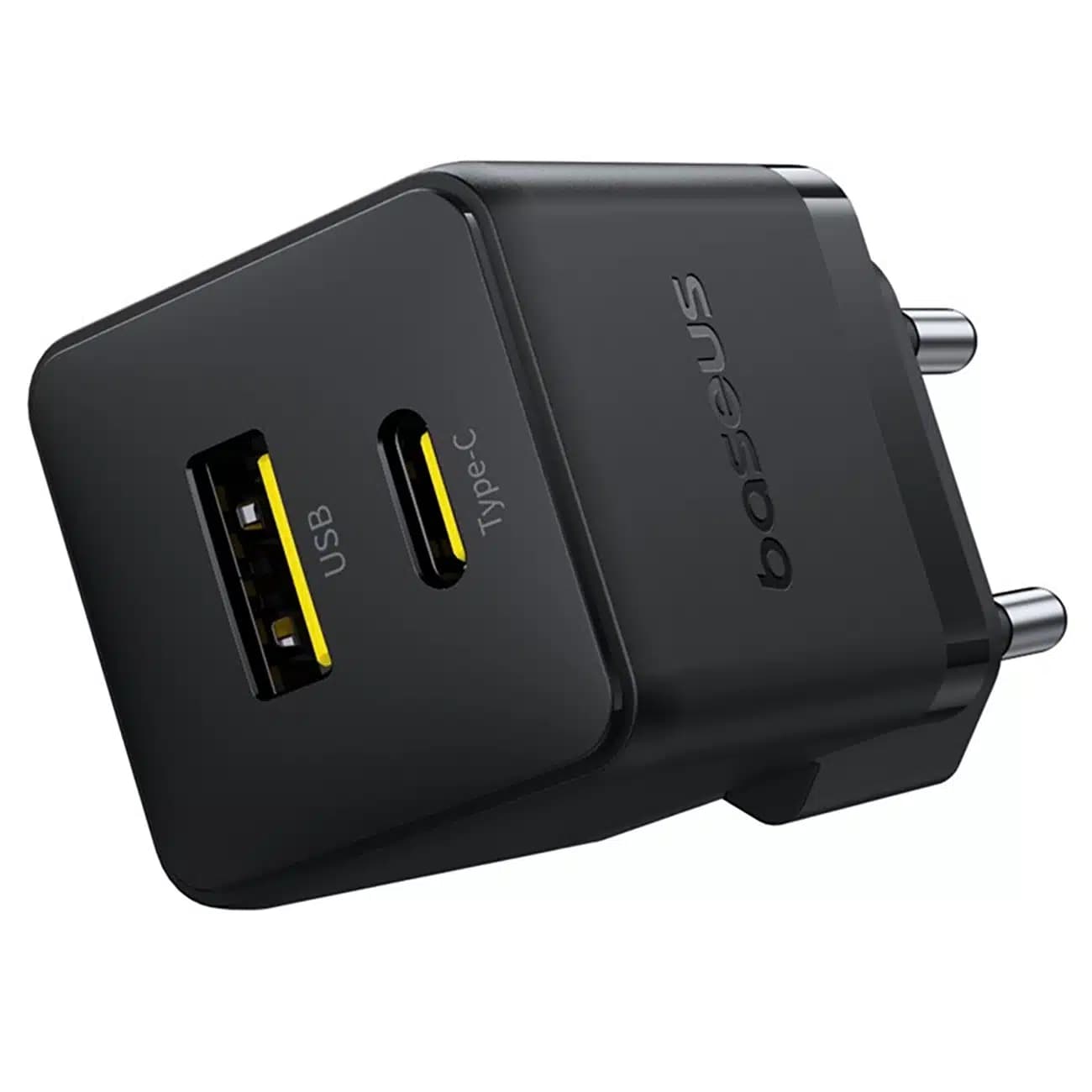 شارژر دیواری فست شارژ تایپسی و یواسبی 20 وات بیسوس CCZC20UE — تصویر ۸