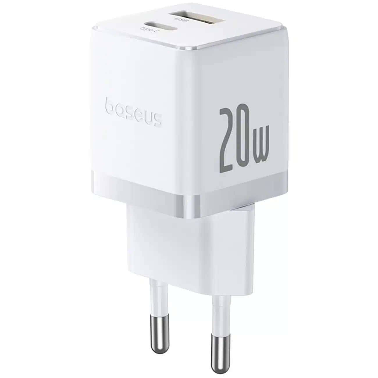 شارژر دیواری فست شارژ تایپسی و یواسبی 20 وات بیسوس CCZC20UE — تصویر ۹