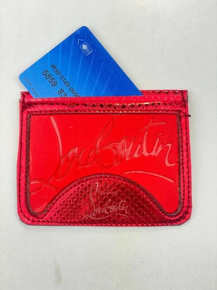 جاکارتی کریستیان لوبوتین christian louboutin چرم ماری قرمز — تصویر ۵
