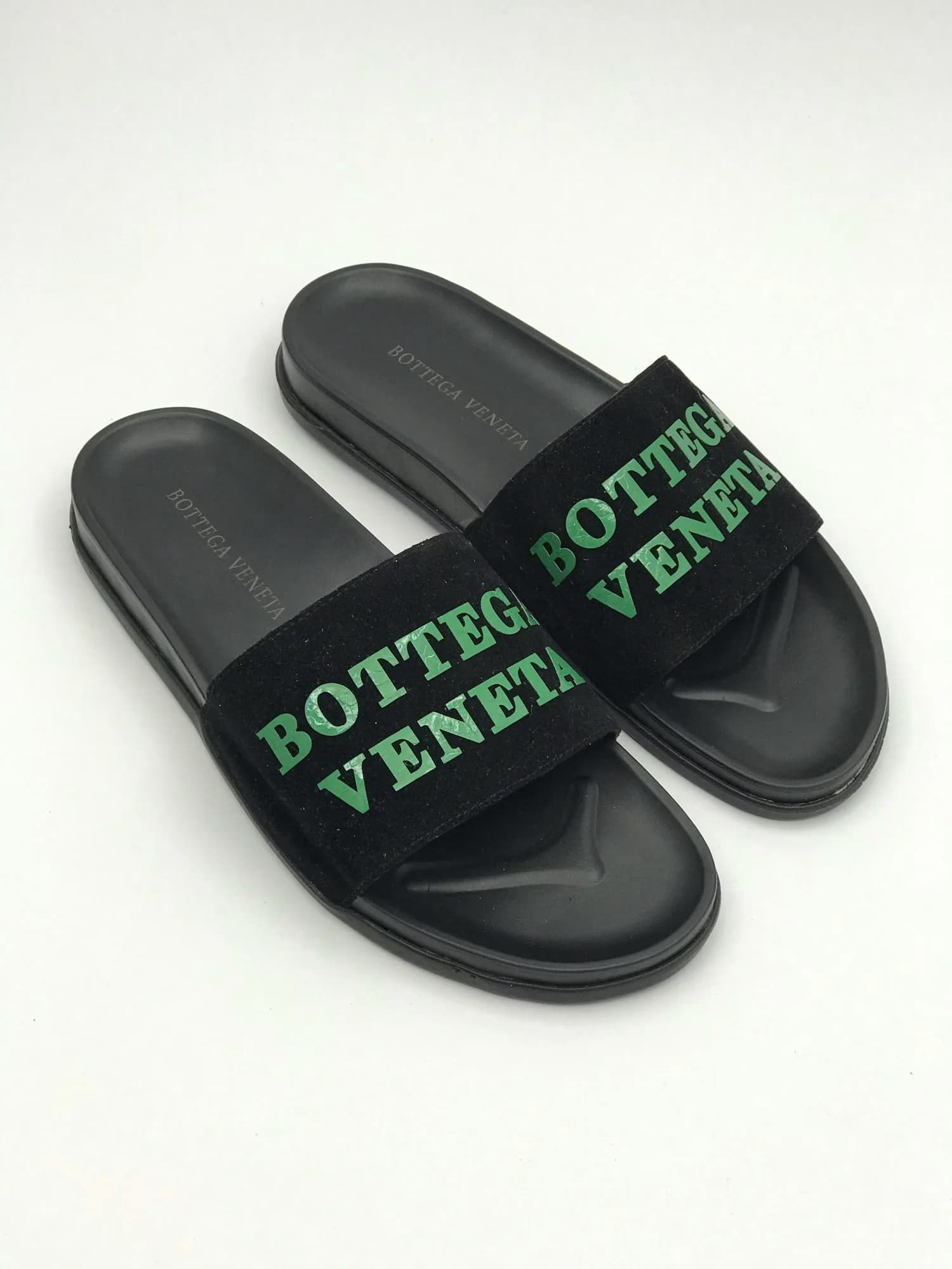 کد 300 صندل BOTTEGA VENETA بوتگا ونتا مشکی سبز — تصویر ۲