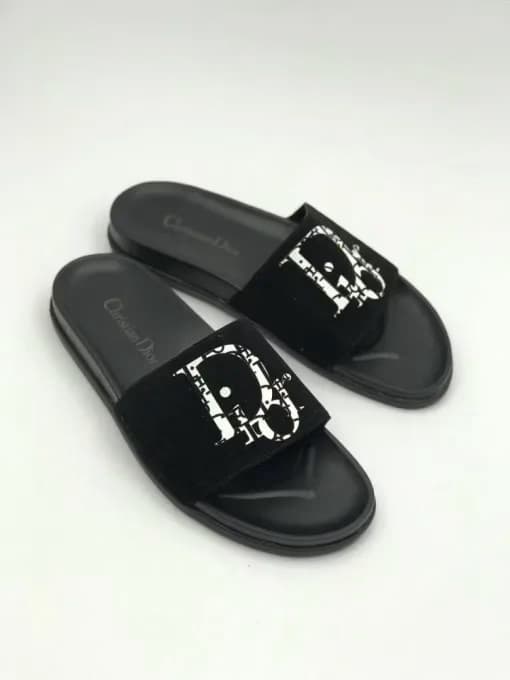 کد 300 صندل DIOR دیور مشکی نقره ای — تصویر ۸