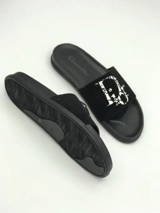کد 300 صندل DIOR دیور مشکی نقره ای — تصویر ۵