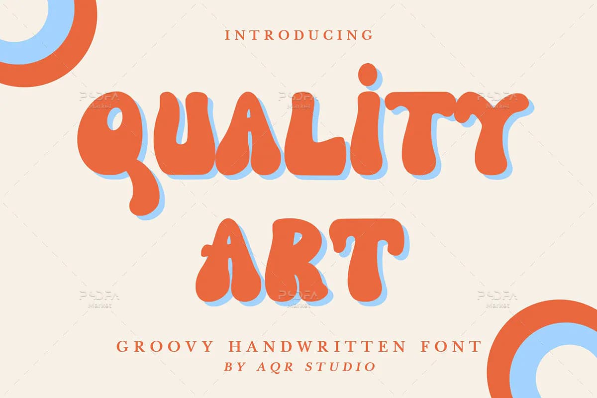 فونت فانتزی گرووی QualityArt — تصویر ۴