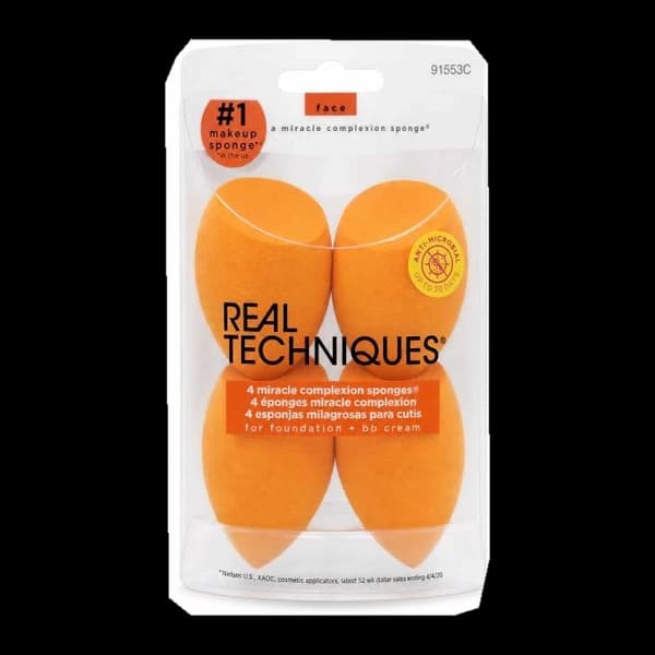 پد آرایشی ۴ عددی ریل تکنیکس مدل Miracle Complexion Sponge