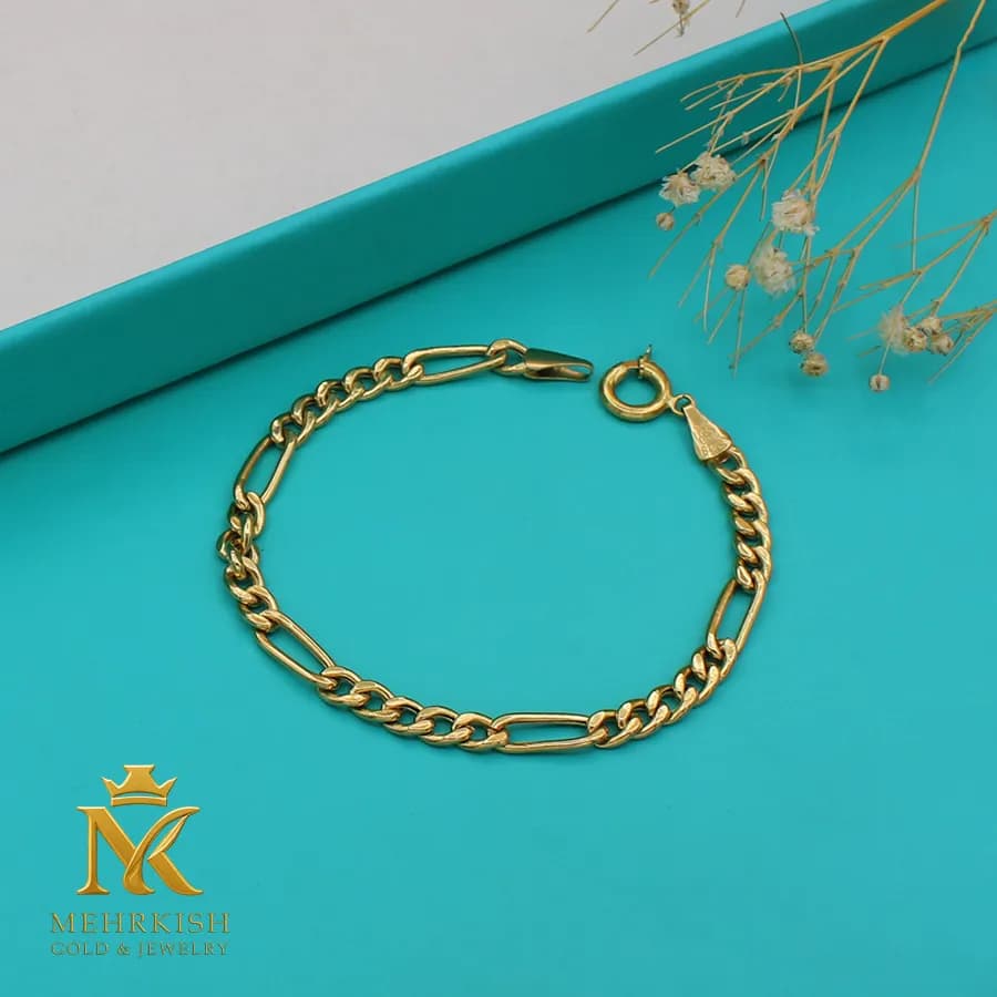 دستبند زنجیری فیگارو کد K-265