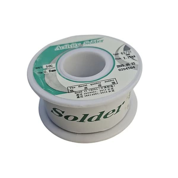 سیم قلع 50 گرمی اکتیو ضخامت 0.8 میلی متر — تصویر ۲