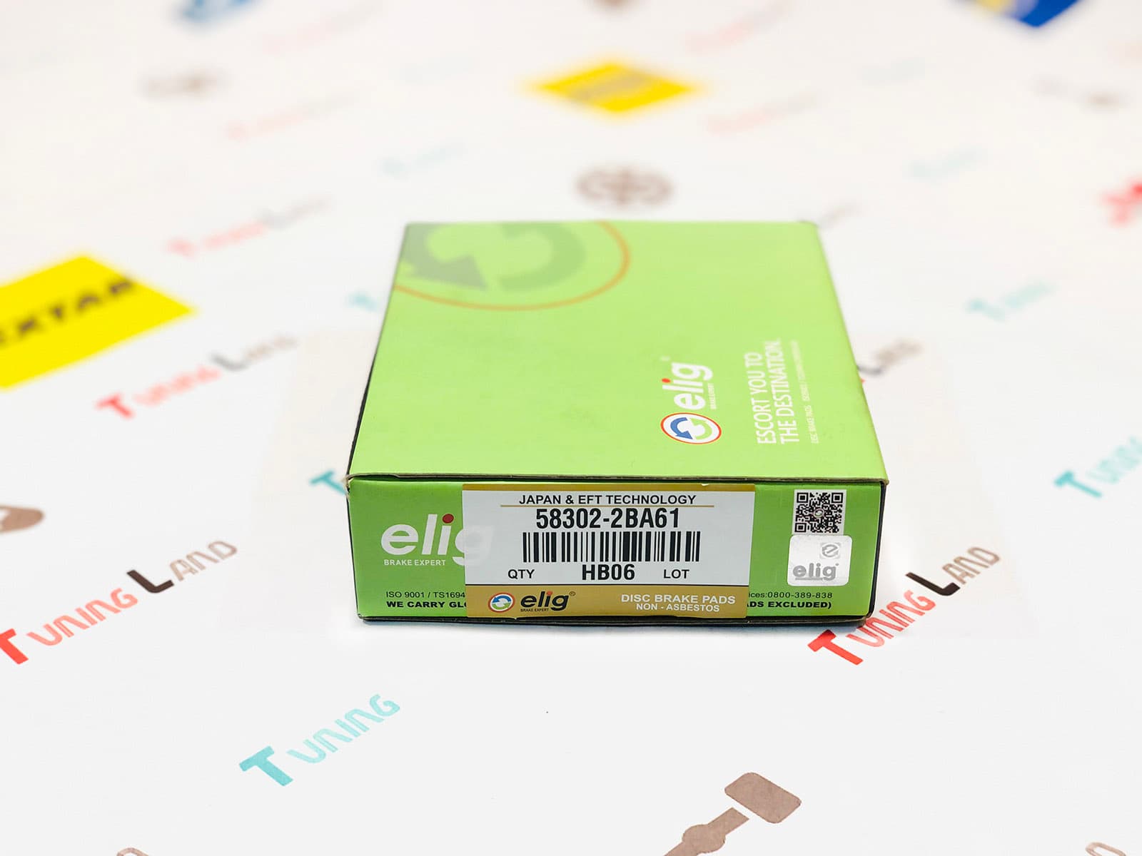 لنت ترمز جلو سرامیکی چری تیگو 7 نوع A الیگ – Elig ( اصلی ) — تصویر ۲