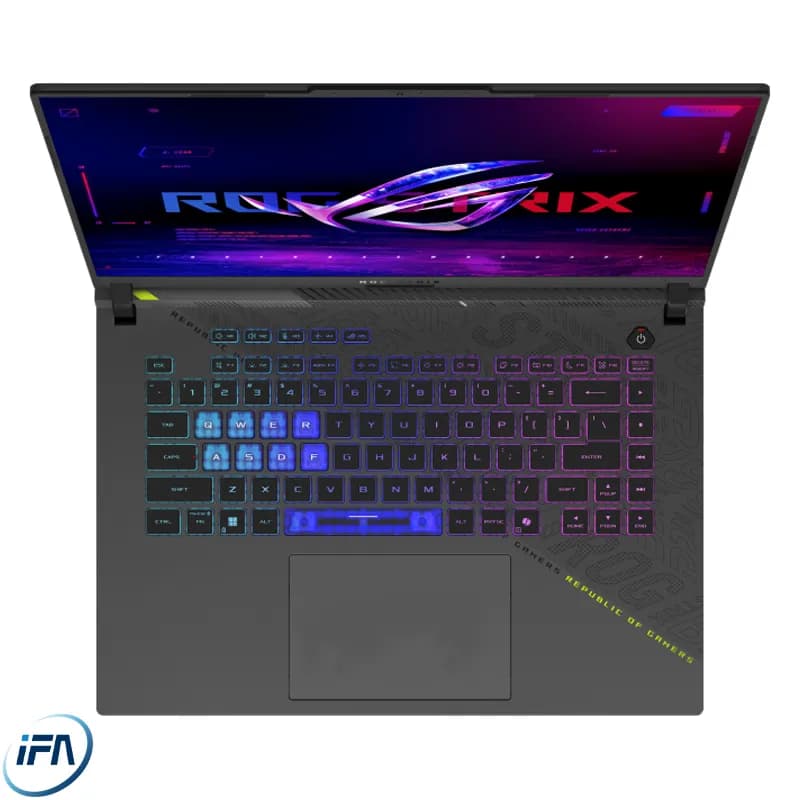 لپ تاپ ایسوس ROG Strix G16 G614PP – Ryzen 9 8940HX 16GB 512GB RTX5070 8GB — تصویر ۲
