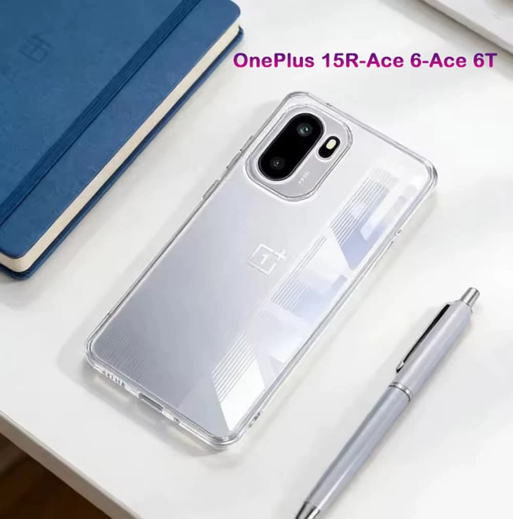 قاب شفاف تمام کریستالی OnePlus Ace 6-Ace 6T مارک LEXOM — تصویر ۵
