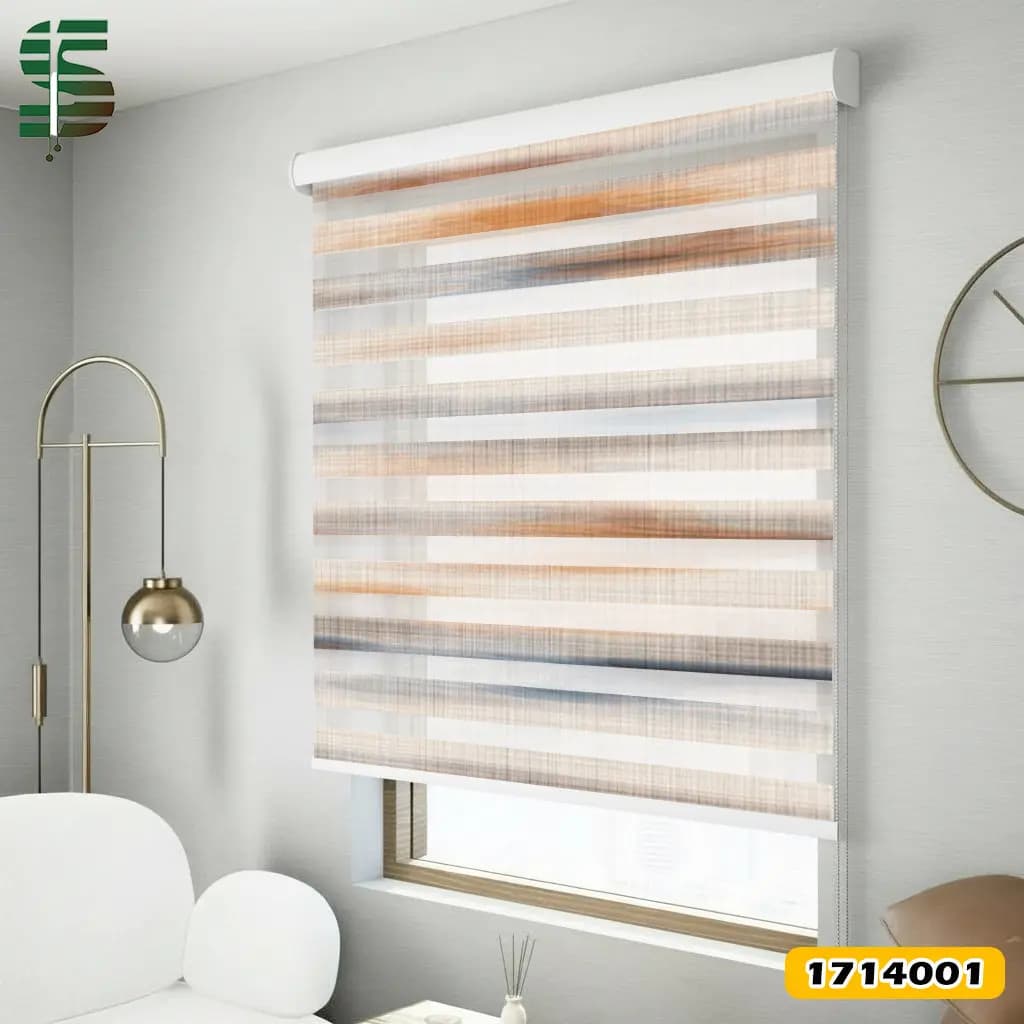 پرده زبرا طرح دار کد 1714001 مدل باتیک