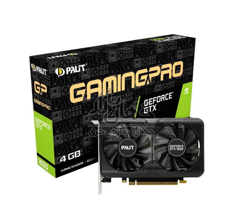 کارت گرافیک استوک پلیت GeForce GTX 1650 GamingPro ظرفیت 4 گیگابایت