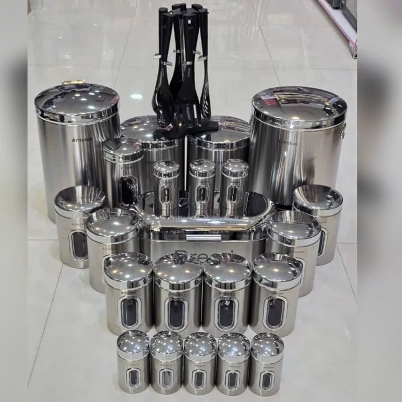 سرویس آشپزخانه آرتیستون 29 پارچه استیل درب کروم