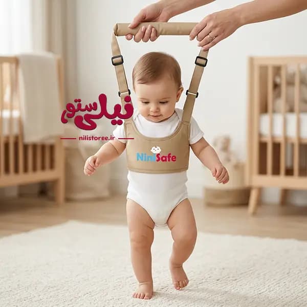 بند کمک راه کودک نیم تنه طرح ساده برند نینی سیف Nini safe