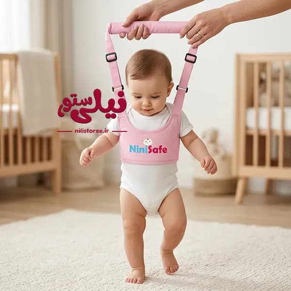 بند کمک راه کودک نیم تنه طرح ساده برند نینی سیف Nini safe — تصویر ۵