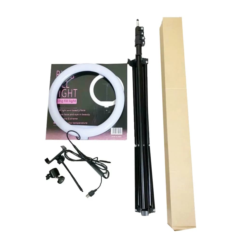 رینگ لایت (26 سانتی متر 10 وات) HX-260 Ring Light + پایه — تصویر ۳