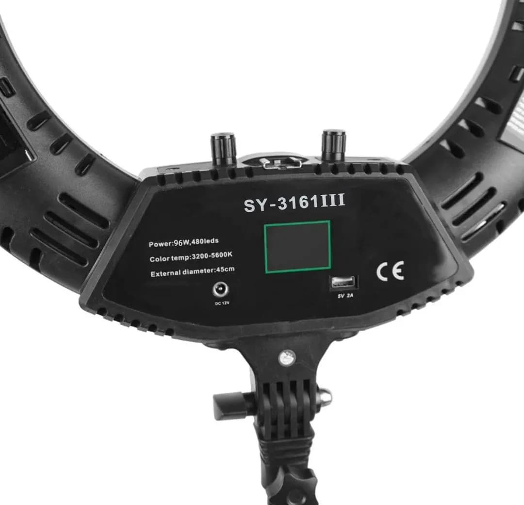 رینگ لایت ( 45 سانت96 وات) SY-3161 lll Ring Light — تصویر ۴
