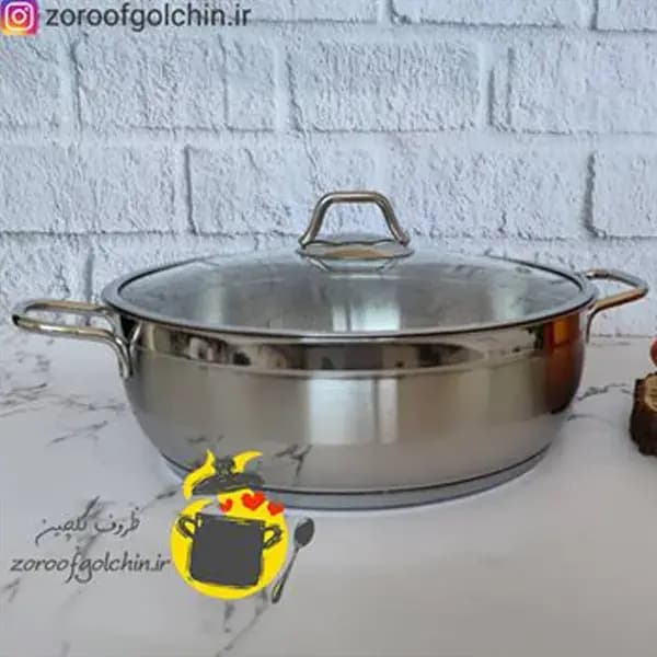 ماهیتابه سفرام ترکیه سایز 30 — تصویر ۴