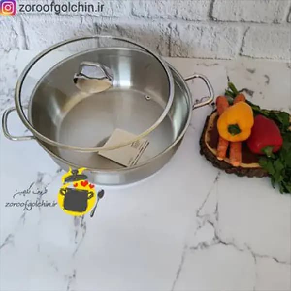 ماهیتابه سفرام ترکیه سایز 28 — تصویر ۶