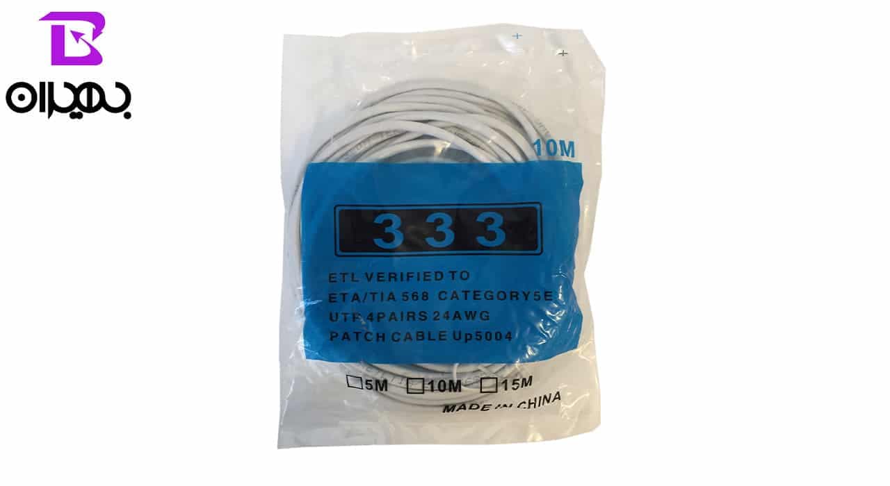 کابل شبکه Cat5 مدل 333 طول 10 متر — تصویر ۲
