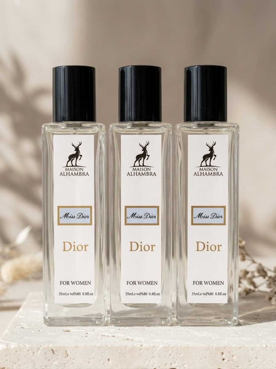 عطر و ادکلن زنانه الحمبرا مدل میس دیور ALHAMBRA MISS DIOR — تصویر ۲