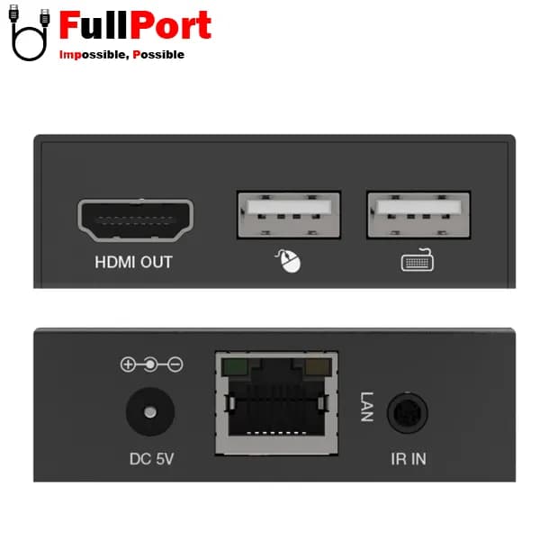 توسعه دهنده HDMI TCP/IP روی کابل شبکه 150 متر فرانت مدل FN-EK115 — تصویر ۴