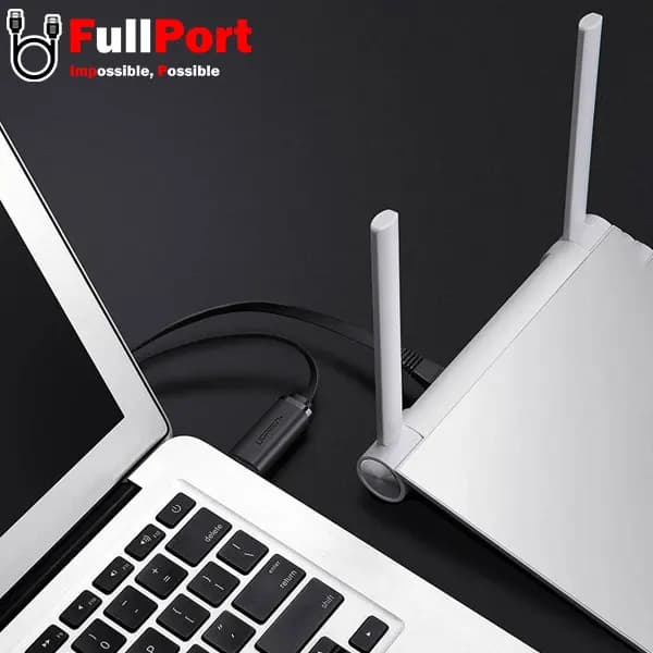 کابل مبدل USB2.0 به RJ45 100Mbps یوگرین مدل CM204-50773 — تصویر ۳