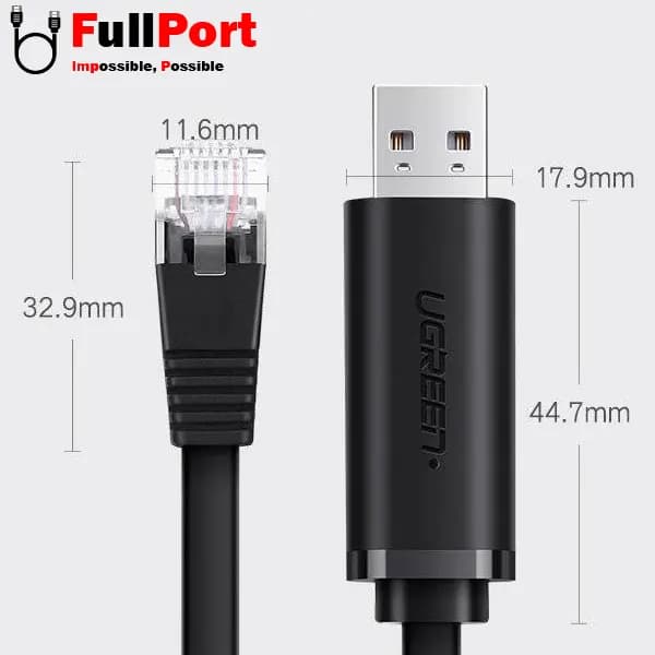 کابل مبدل USB2.0 به RJ45 100Mbps یوگرین مدل CM204-50773 — تصویر ۶