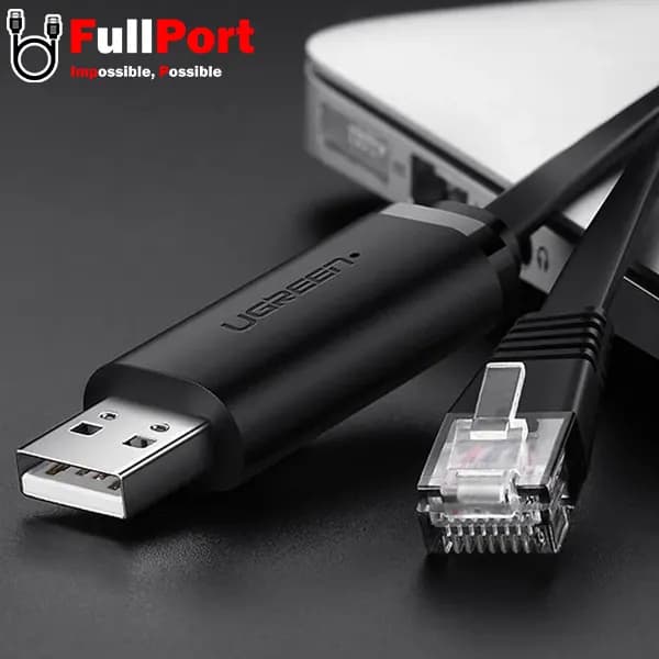 کابل مبدل USB2.0 به RJ45 100Mbps یوگرین مدل CM204-50773 — تصویر ۵
