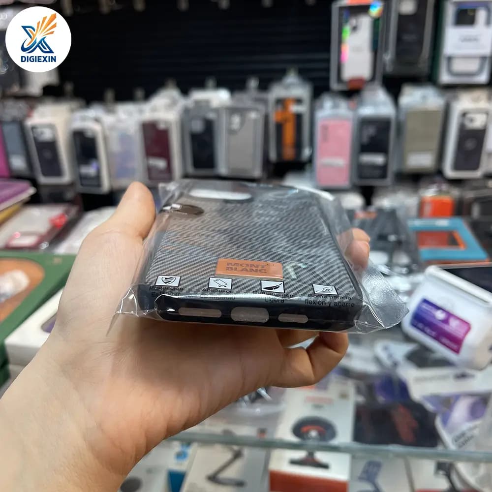 کاور چرمی طرح Mont Blanc مناسب برای آیفون 13 پرومکس — تصویر ۶