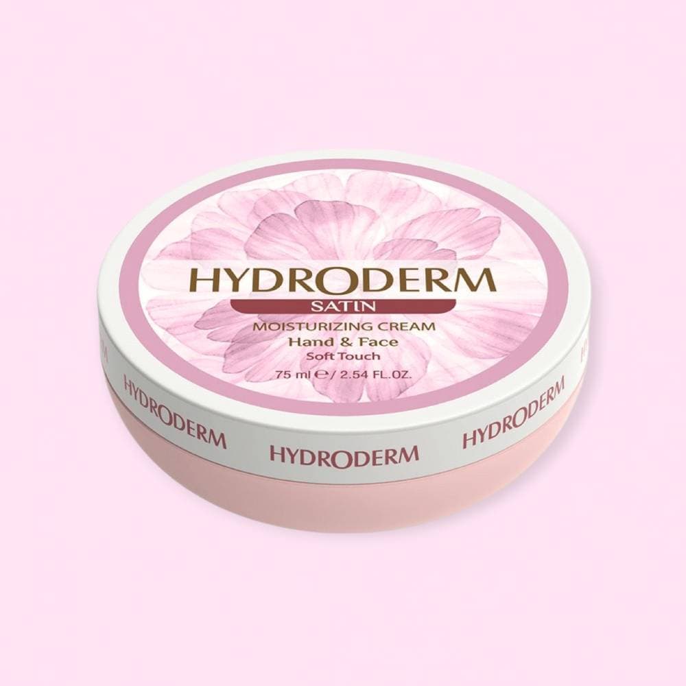 کرم کاسه ای مرطوب و نرم کننده دست و صورت ساتین هیدرودرم HYDRODERM مدل Satin حجم 75 میل — تصویر ۲