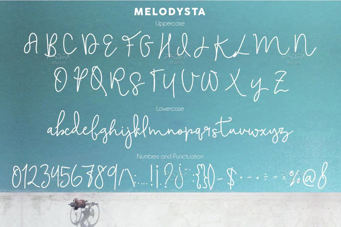 فونت دستنویس انگلیسی Melodysta — تصویر ۵