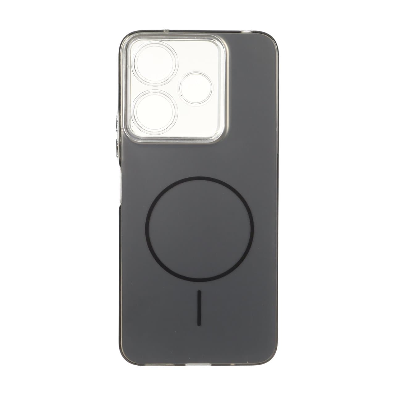 قاب SO COOL طرح مگ سیف محافظ لنز شفاف Xiaomi Redmi 13X / Redmi 13 4G / Poco M6 4G – مشکی