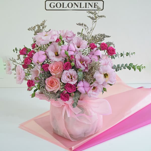 جار گل رزهلندی یاسی