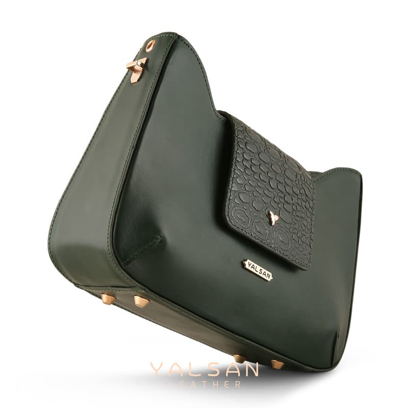 کیف دوشی زنانه چرم یلسان مدل راشا کد GAN-14-104 — تصویر ۷