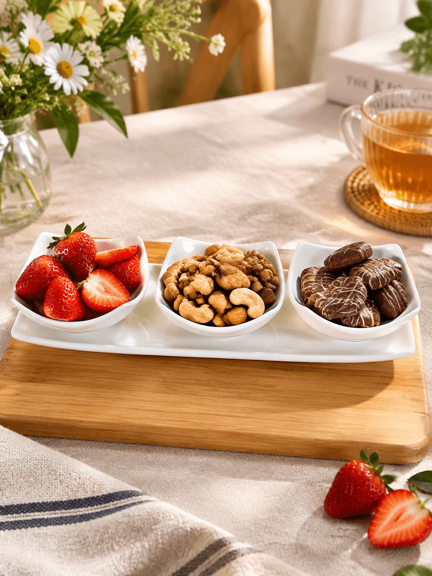 اردو خوری 3 عددی با سینی سرامیکی اکونومی