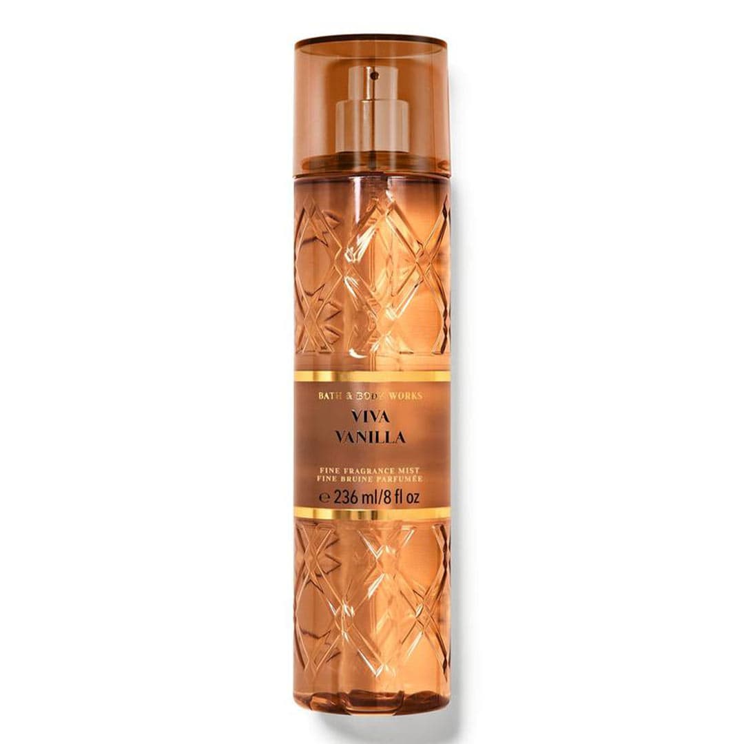 بادی اسپلش ویوا وانیلا بث اند بادی ورکس Bath & body works Viva Vanilla Fine Fragrance Mist
