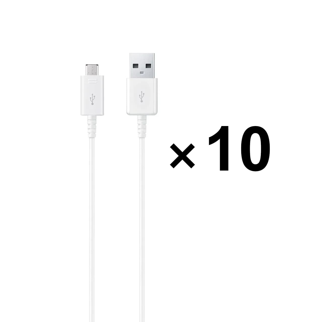 کابل شارژ فست اندروید مدل S4 – سفید – MMS (بسته 10 عددی)