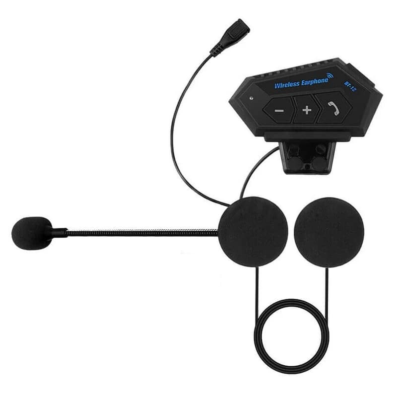 هدست بلوتوث کلاه کاسکت مدل BT-12