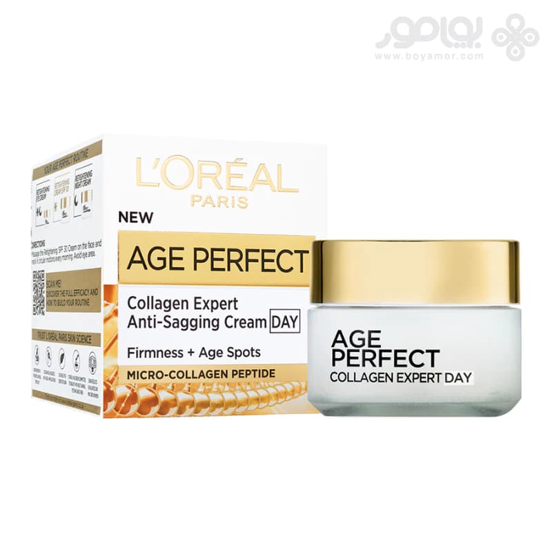 کرم ضد چروک روز لورال مدل ایج پرفکت Loreal Age Perfect — تصویر ۲