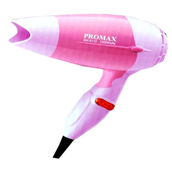سشوار مسافرتی پرومکس ProMax مدل 8112 توان 1200 وات