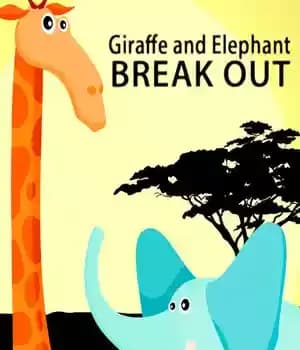 دانلود کتاب Giraffe and Elephant Break Out: A Children’s Picture Book