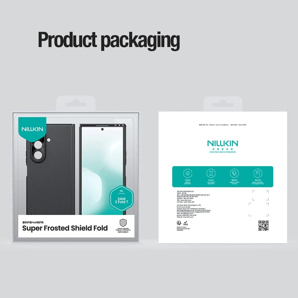 قاب ضد ضربه Samsung Galaxy Z Fold 7 مارک نیلکین مدل Super Frosted Shield Fold — تصویر ۲