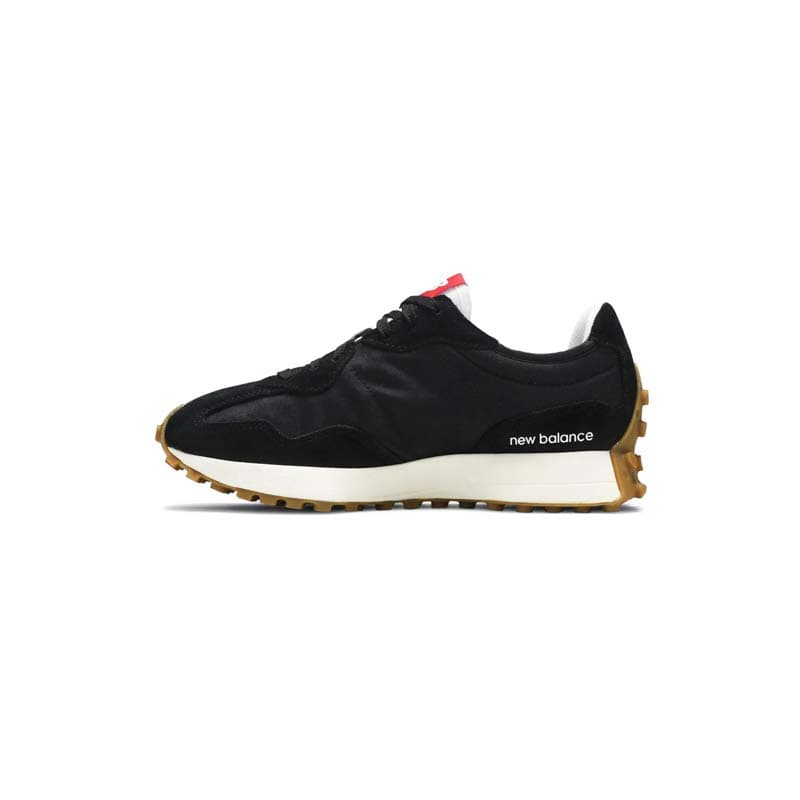 کفش پیاده روی نیوبالانس 327 مشکی طوسی کرم New Balance 327 Black Castlerock — تصویر ۲