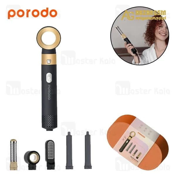 ست سشوار پرودو Porodo Multi-Styling Hair Dryer Set PDLFST126BK توان 600 وات — تصویر ۹
