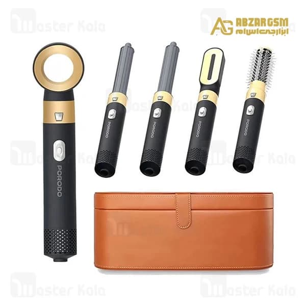 ست سشوار پرودو Porodo Multi-Styling Hair Dryer Set PDLFST126BK توان 600 وات — تصویر ۱۰
