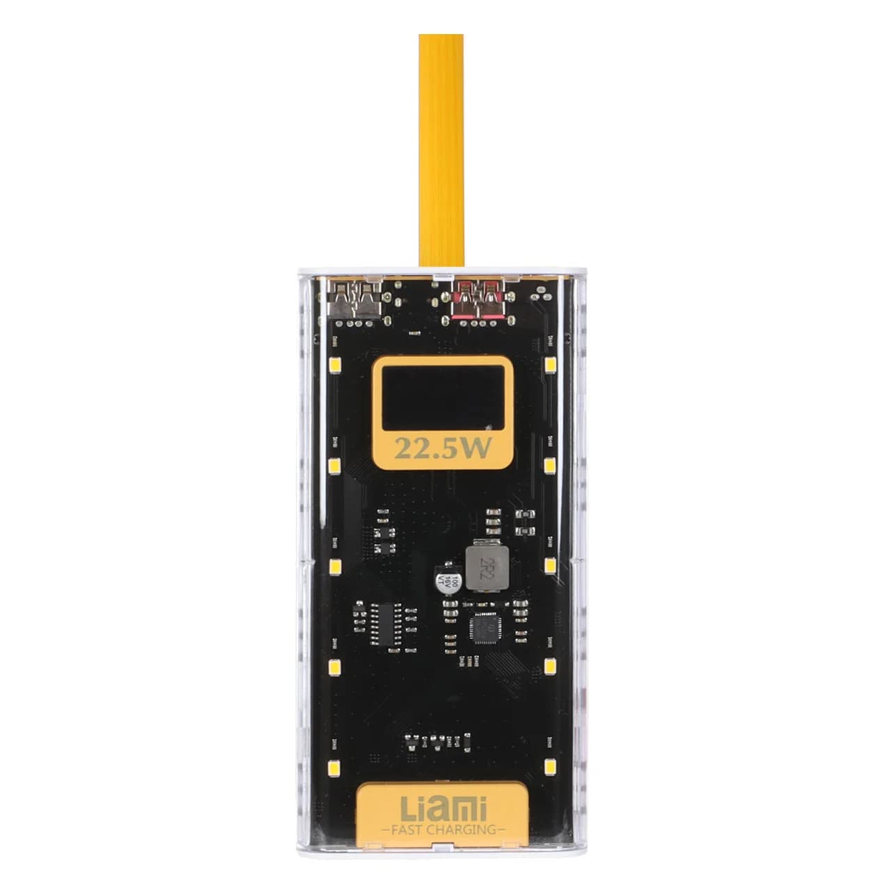 پاوربانک (PD و فست شارژ) Liami 22.5W 10000mAh مدل LM-7011 – سفید (گارانتی شش ماهه شرکتی)