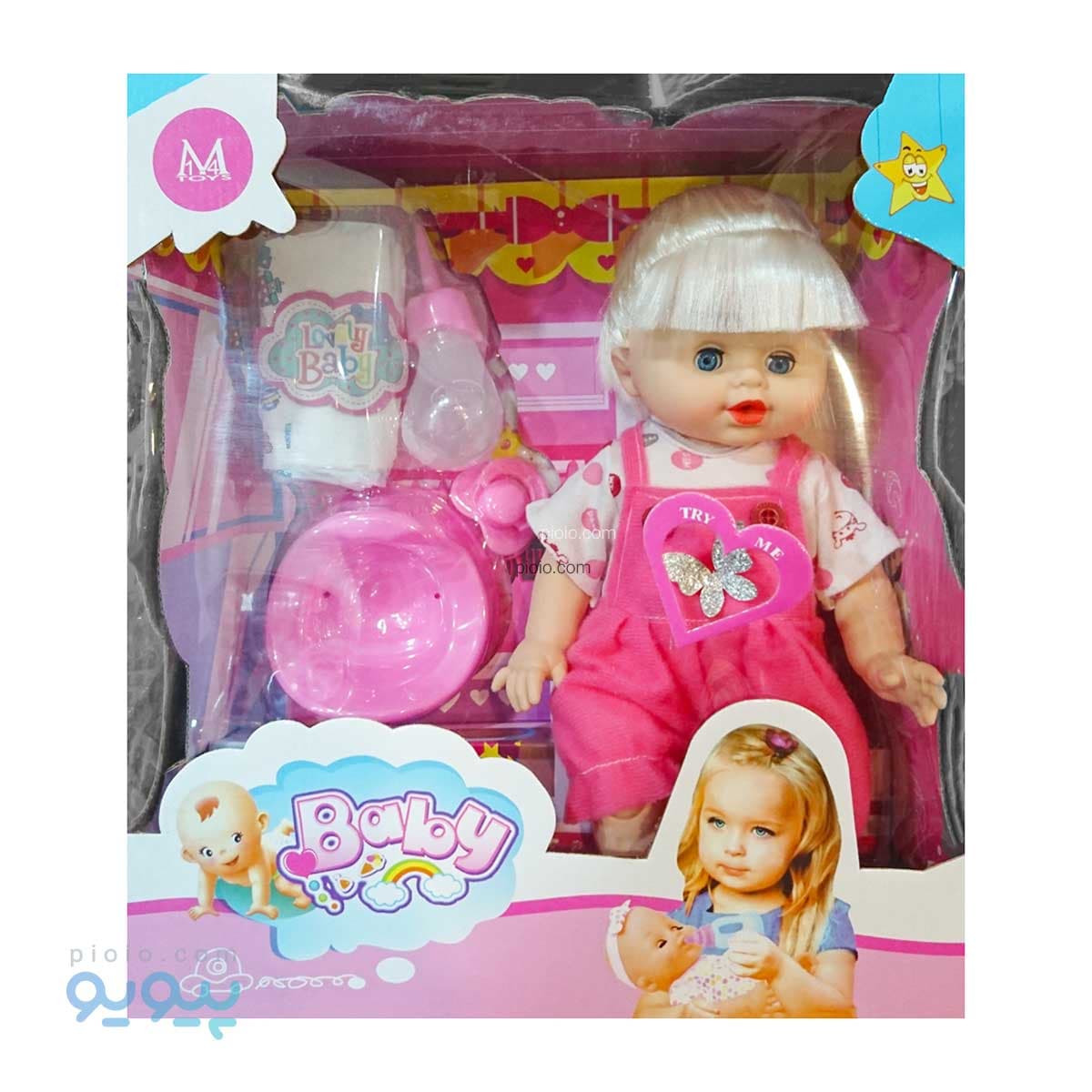 عروسک بی بی پوشکی M TOYS