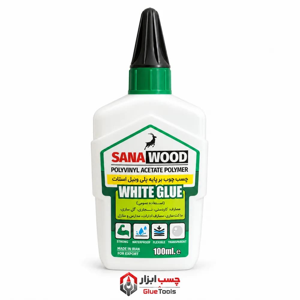 چسب چوب ثنا 100 میلی لیتری SANA WOOD