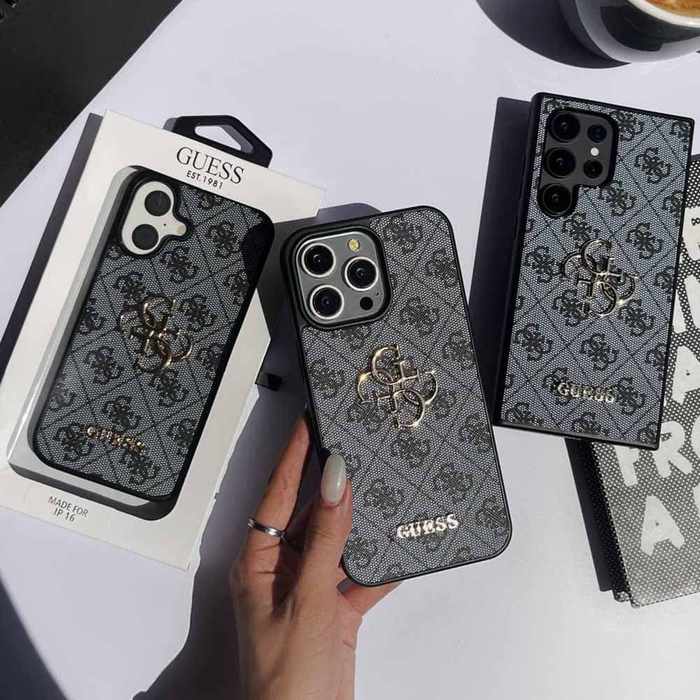 قاب چرمی طرح دار مدل Guess مناسب برای گوشی موبایل سامسونگ گلکسی Samsung Galaxy S23 Ultra / S24 Ultra / S25 Ultra — تصویر ۳
