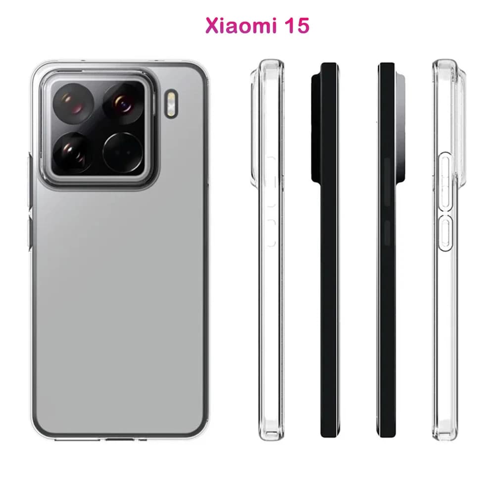 قاب ژله ای شفاف Xiaomi 15 — تصویر ۶
